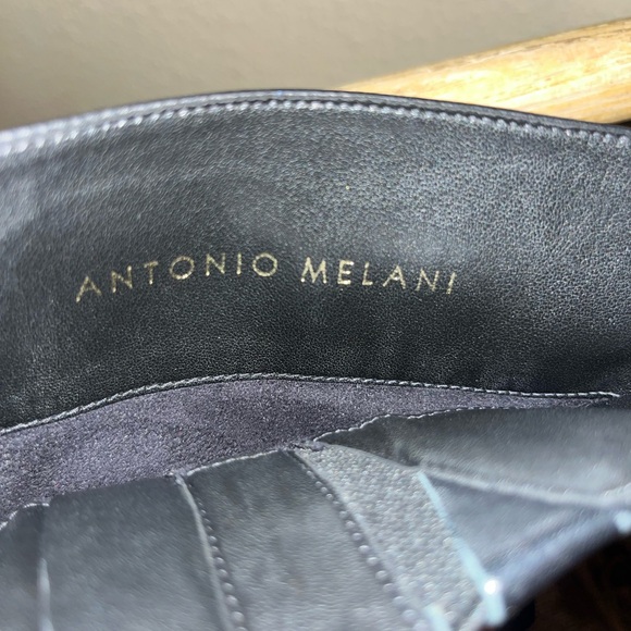 Antonio Melani Heeled Leather Tall Boots - Picture 3 of 5